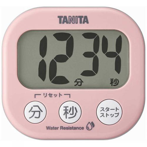 タニタ TANITA 洗えるでか見えタイマー ピンク TD-426-PK