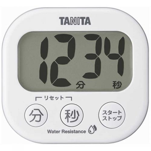 タニタ TANITA 洗えるでか見えタイマー ホワイト TD-426-WH