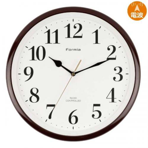 保土ヶ谷電子販売 電波掛け時計 ブラウン HWC-007RCBR