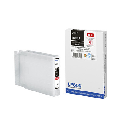 エプソン EPSON 純正インクカートリッジ ブラック IB02KA