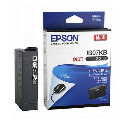 エプソン EPSON 純正インクカートリッジ ブラック IB07KB