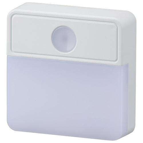 オーム電機 OHM 薄型LED ナイトライト 明暗センサー式 電球色 NIT-ALA6MSQ-WL