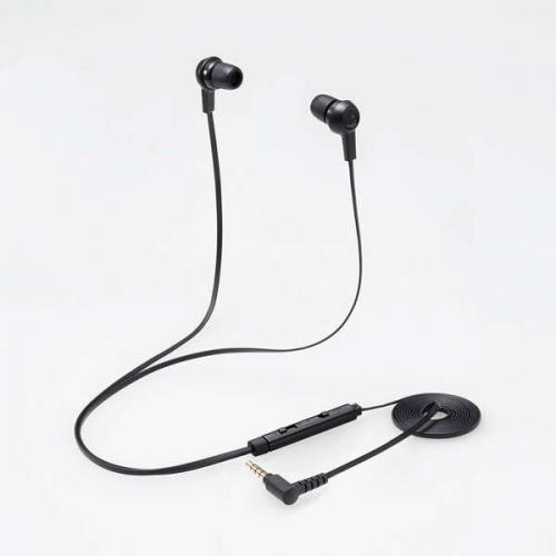 エレコム ELECOM ヘッドセット 有線 4極φ3.5mm マイク ミュートスイッチ付き HS-EP17TBK