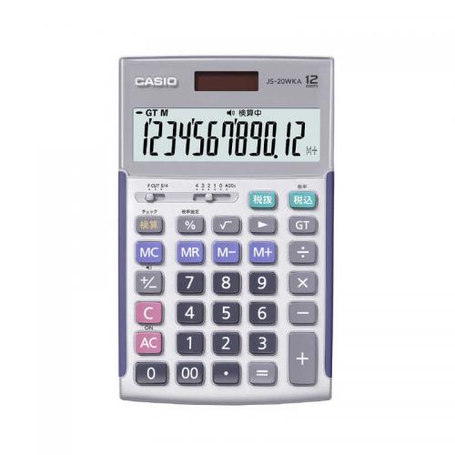 カシオ CASIO 本格実務電卓 JS-20WKA-SR-N