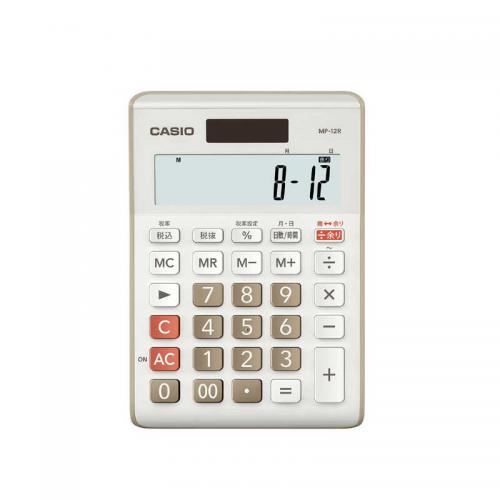 カシオ CASIO 余り計算 電卓 MP-12R-BE-N
