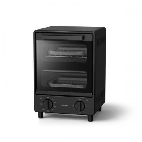 エーステージ A-Stage オーブントースター 爆速リベイクトースター 2段式 OT01A-BK