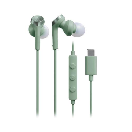 オーディオテクニカ audio-technica USB Type-C用イヤホン グリーン ATH-CKS330C-GR