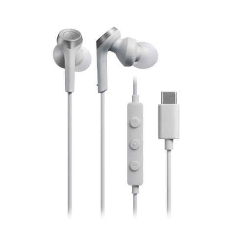 オーディオテクニカ audio-technica USB Type-C用イヤホン ホワイト ATH-CKS330C-WH