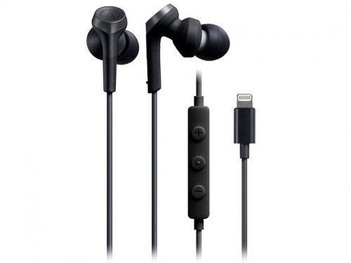 オーディオテクニカ audio-technica Lightning用イヤホン ブラック ATH-CKS330Li-BK
