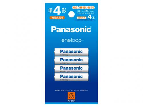 Panasonic パナソニック エネループ 単4形 4本パック スタンダードモデル BK-4MCD-4H