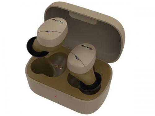 ナガオカ NAGAOKA 完全ワイヤレスイヤホン MOVIO キャンプサンドベージュ M310SHOESCBE