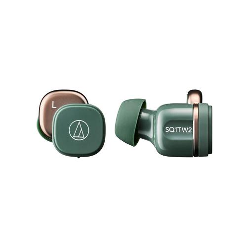 オーディオテクニカ audio-technica ワイヤレスイヤホン フォレストグリーン ATH-SQ1TW2-GR