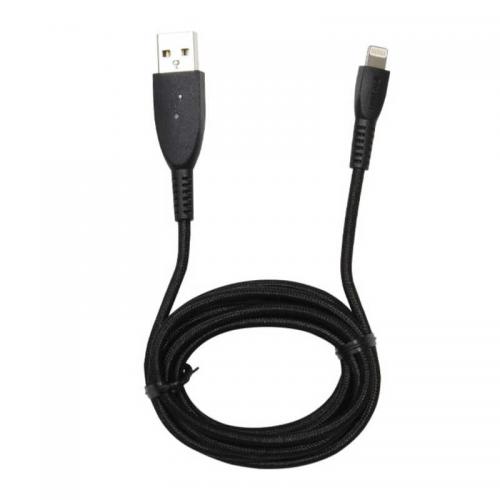 イツワ商事 MFiライトニング 充電通信ケーブル 超屈曲タイプ 1.5M 黒 MLTT1915CBK