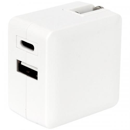 イツワ商事 PD20W Type-C1P/USB1P AC コンパクト 計3.1A 白 MCAC2003WH