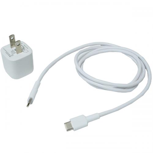 イツワ商事 PD20W Type-C アダプタ+CtoC 1m ケーブル MAC2204WH