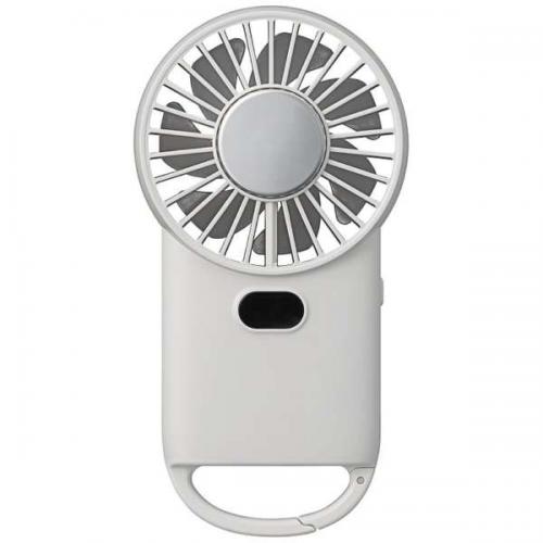 コイズミ KOIZUMI 冷却プレート付きハンディファン グレイッシュホワイト KPF-0652W