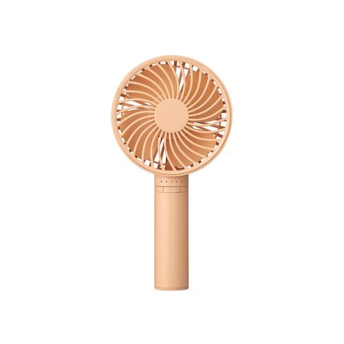 コイズミ KOIZUMI ハンディファン USB type-C充電式 アプリコットオレンジ KPF-0951D