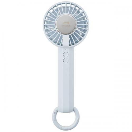 ブルーノ BRUNO ハンディ扇風機 冷却プレートファン カラビナ付き ライトブルー BDE070-LBL