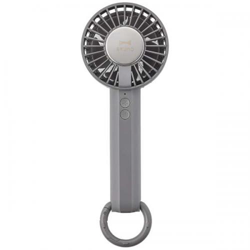 ブルーノ BRUNO ハンディ扇風機 冷却プレートファン カラビナ付き チャコール BDE070-CH