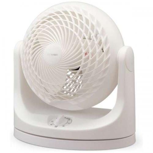 アイリスオーヤマ IRIS OHYAMA サーキュレーター 扇風機 マカロン型 ホワイト KCF-MKM181-W