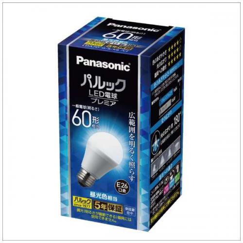 パナソニック Panasonic パルック LED電球 プレミア 60W 昼光色 E26 LDA7DGSK6CF