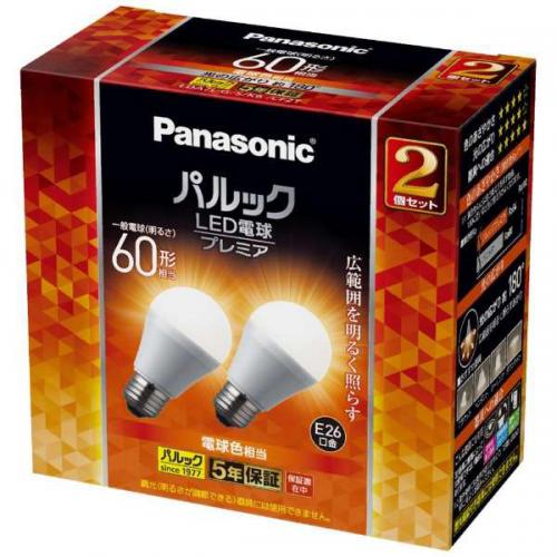 パナソニック Panasonic パルック LED電球 プレミア 60W 電球色 E26 1個入り LDA7LGSK6CF2T