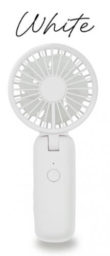 グローバルジャパン GLOBALJAPAN  Wブレード ハンディファン ホワイト J4672