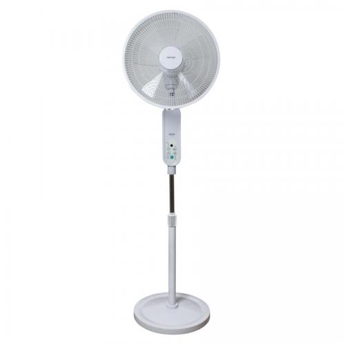 テクノス TEKNOS DCフロアー扇風機 40cm 5枚羽根 フルリモコン 立体送風 ホワイト KI-F816R