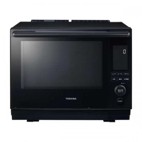 東芝 TOSHIBA  過熱水蒸気オーブンレンジ 石窯ドーム 30L グランブラック ER-D5000B-K