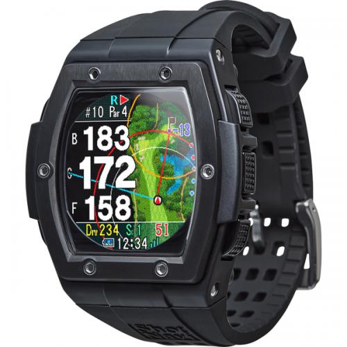 ShotNavi ショットナビ 腕時計型 距離計測器 ブラック Shotnavi Crest BK