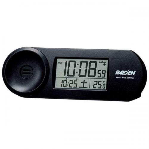 セイコー SEIKO 目覚まし時計 黒メタリック NR532K