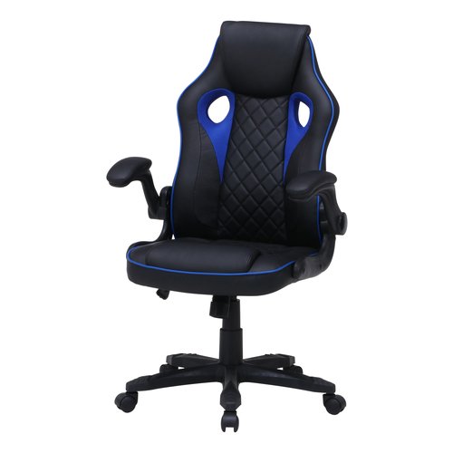 不二貿易 ローガン ゲーミングチェア シグナル ブルー 15508