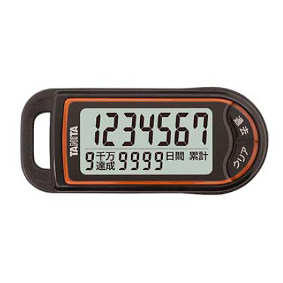 タニタ TANITA 3Dセンサー搭載歩数計 ブラック 億歩計 FB-732BK