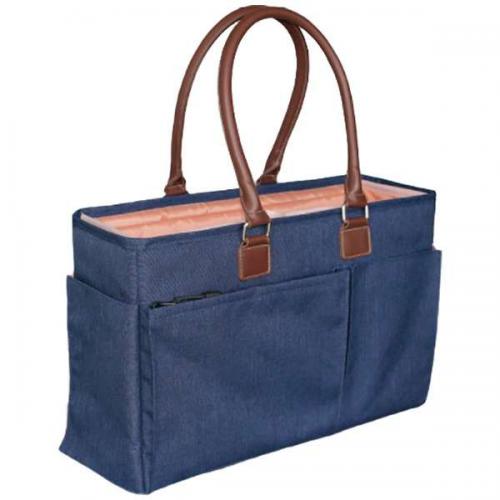 イツワ ITSUWA テレワーク&ミーティングバック ノートパソコン～15インチ対応 ネイビー KTMB01NV