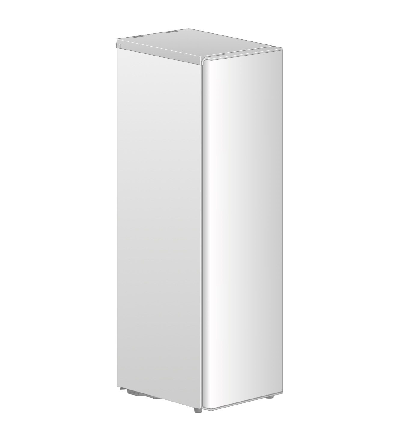 アイリスオーヤマ IRIS OHYAMA スリム冷凍庫 120L ホワイト KUSN-S12D-W (大型)