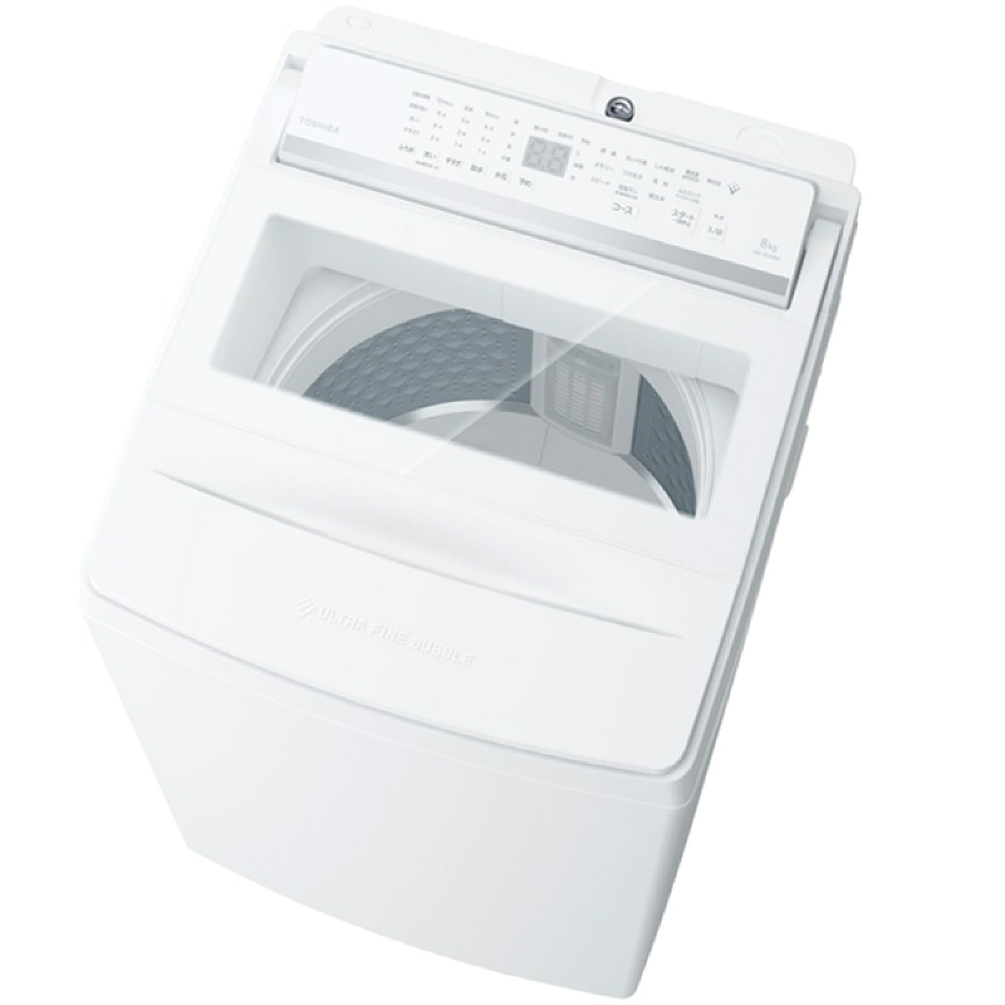 東芝 TOSHIBA 全自動洗濯機-インバーター洗濯機 ZABOON グランホワイト AW-8DHB6-W（大型）