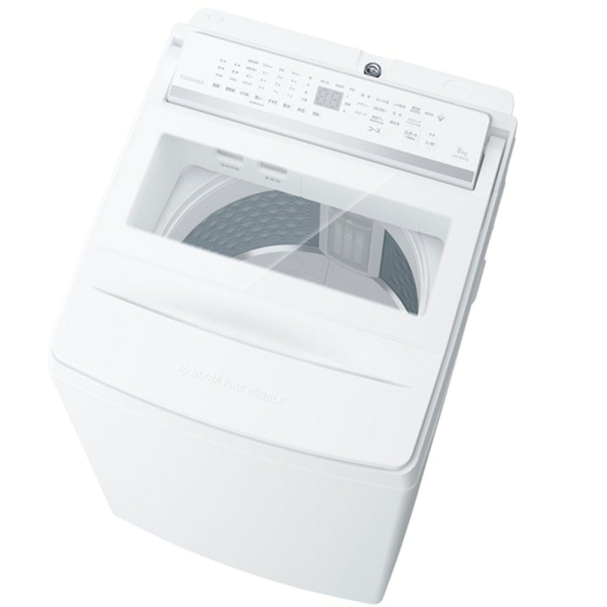 東芝 TOSHIBA 全自動洗濯機-インバーター洗濯機 ZABOON グランホワイト AW-8DPB6-W（大型）