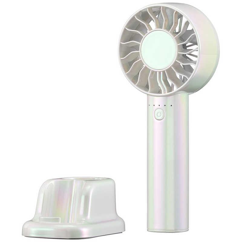 コイズミ KOIZUMI ハンディファン プリズムホワイト KPF0762W