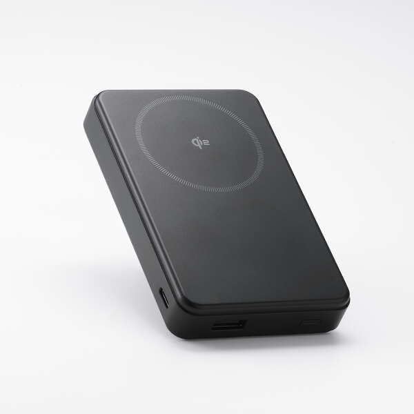 エレコム ELECOM Qi2ワイヤレスモバイルバッテリー(10000mAh/20W) ブラック DE-C67-10000BK