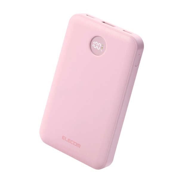 エレコム ELECOM 残量表示機能付きモバイルバッテリー(10000mAh/22.5W) DE-C76-10000PN