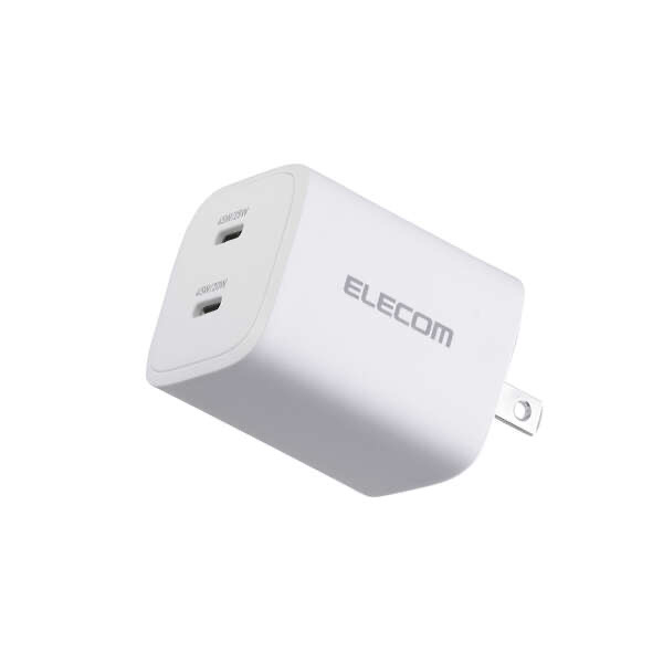 エレコム ELECOM USB Power Delivery 45W AC充電器(C×2) MPA-AC10945WH