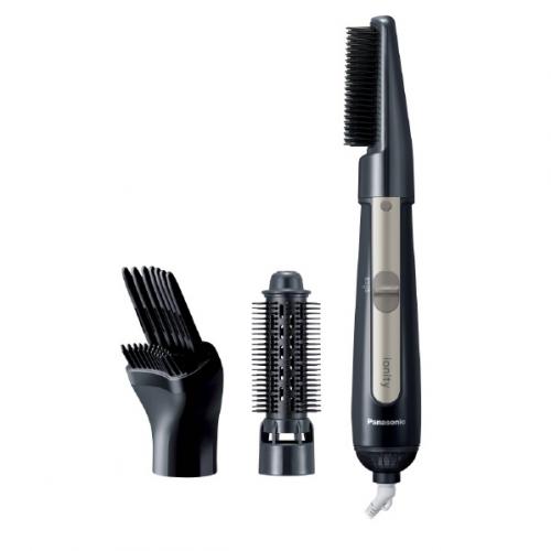パナソニック Panasonic くるくるドライヤー イオニティ ふんわりスタイル ブラシ3本 ブラック EH-KE4M-K