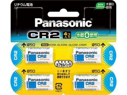 Panasonic パナソニック 円筒形リチウム電池 CR-2W4P