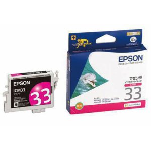 EPSON 純正インクカートリッジ マゼンタ ICM33 エプソン