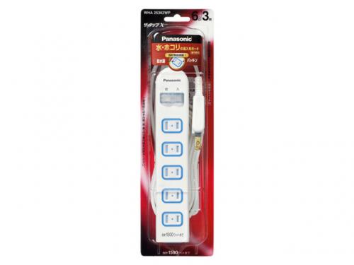 パナソニック Panasonic ケーブルタップ 6個口 3.0m WHA25362WP
