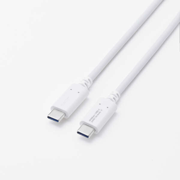 エレコム ELECOM 240W PD EPR USB Type-C ケーブル 1m eMarker 480Mbps ホワイト MPA-CCPE10WH