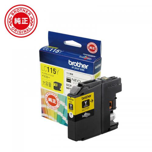ブラザー brother 純正インクカートリッジ イエロー 大容量 LC115Y