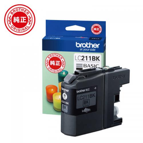 ブラザー brother 純正インクカートリッジ ブラック LC211BK