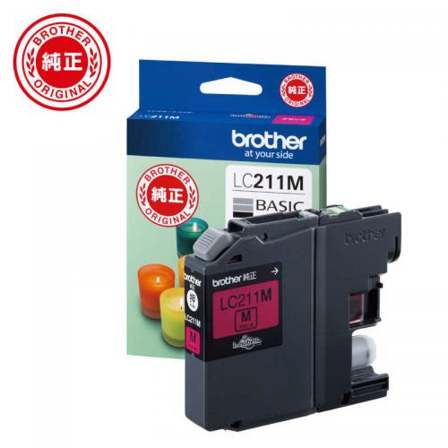 ブラザー brother 純正インクカートリッジ マゼンタ LC211M