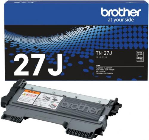 ブラザー brother 純正トナーカートリッジ ブラック TN-27J